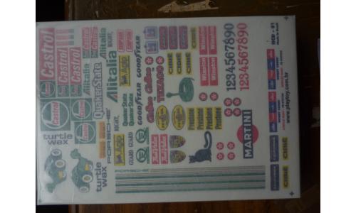 Autorama Decalque 1/32 Diversos HCD 01